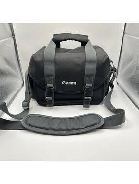 Canon Modular Digital Camera DSLR Large 15" Black Carry Bag W/Shoulder Strap